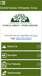Mobile Screenshot of centralksphysicaltherapy.com